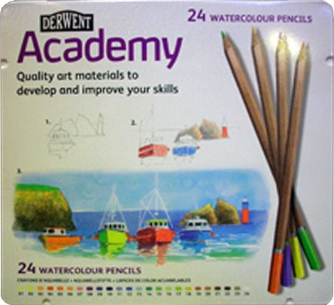 Derwent Academy Akvarell Ceruzakészlet 24 db-os