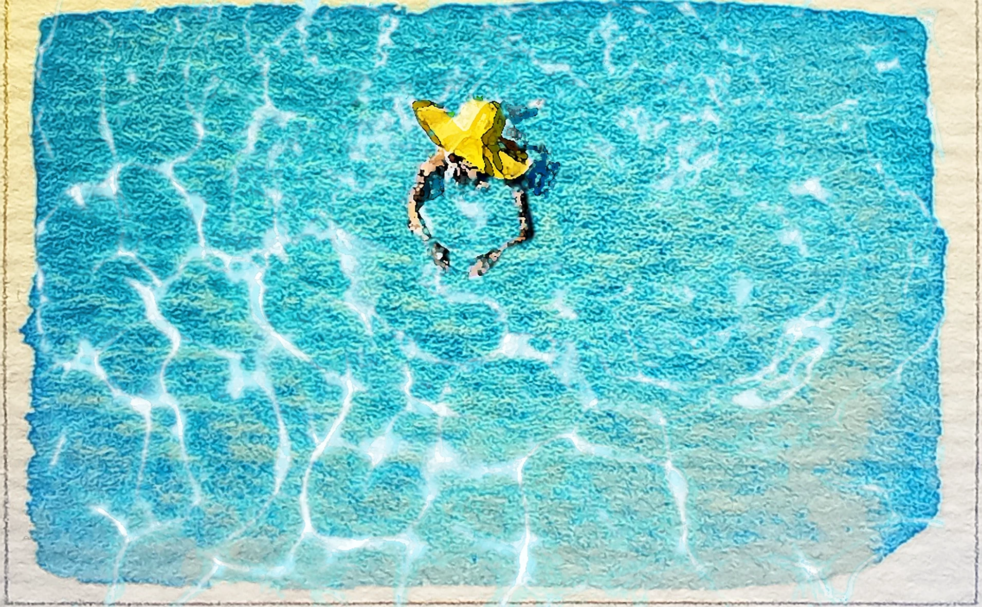Aquarius akvarell festék - egész szilke - Világos kobaltkék