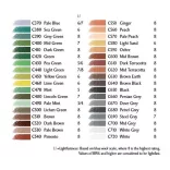 Colour Chart - Watercolours - St. Petersburg