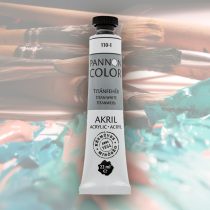   Acrylic paint - Pannoncolor Artist Color, 22 ml - 110-1 Titanium White