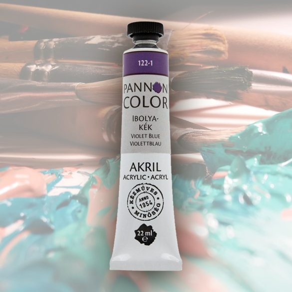 Acrylic paint - Pannoncolor Artist Color, 22 ml - 122-1 Violet Blue