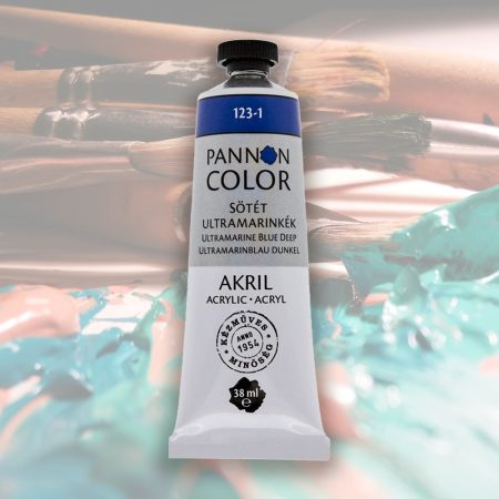 Acrylic paint - Pannoncolor Artist Color, 38ml - 123-1 Ultramarine Blue Deep