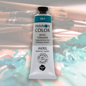 Acrylic paint - Pannoncolor Artist Color, 38ml - 125-1 Turquoise Blue Deep
