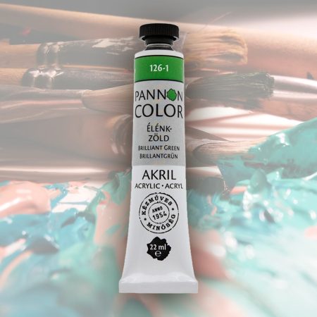 Acrylic paint - Pannoncolor Artist Color, 22 ml - 126-1 Brilliant Green