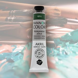 Acrylic paint - Pannoncolor Artist Color, 22 ml - 127-1 Permanent Green