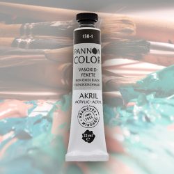   Acrylic paint - Pannoncolor Artist Color, 22 ml - 130-1 Iron Oxide Black