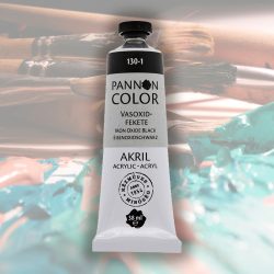   Acrylic paint - Pannoncolor Artist Color, 38ml - 130-1 Iron Oxide Black