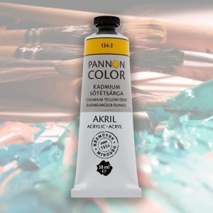 Acrylic paint - Pannoncolor Artist Color, 38ml - 134-2 Kadmium Yellow Deep