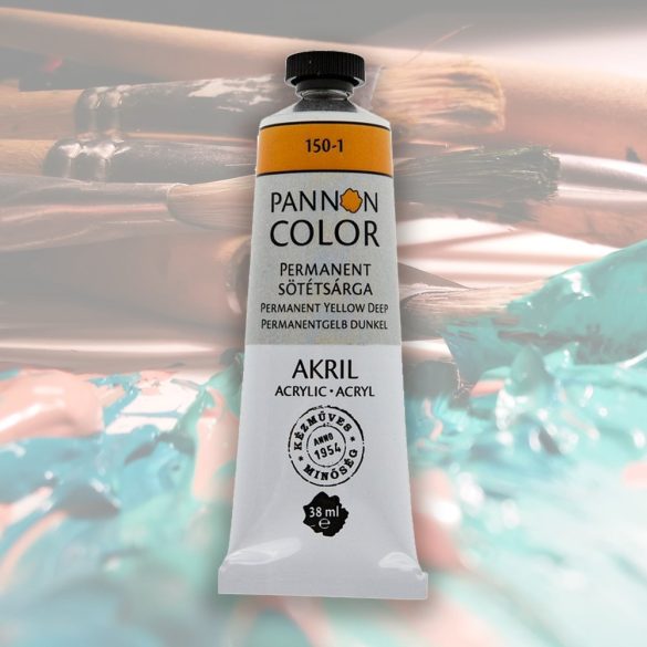 Acrylic paint - Pannoncolor Artist Color, 38ml - 150-1 Permanent Yellow Deep