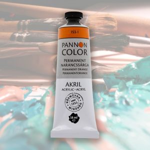 Acrylic paint - Pannoncolor Artist Color, 38ml - 153-1 Permanent Orange