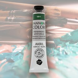   Acrylic paint - Pannoncolor Artist Color, 22 ml - 159-1 Permanent Green Deep