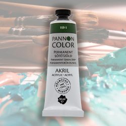   Acrylic paint - Pannoncolor Artist Color, 38ml - 159-1 Permanent Green Deep