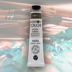 Acrylic paint - Pannoncolor Artist Color, 22 ml - 161-1 Brown Middle