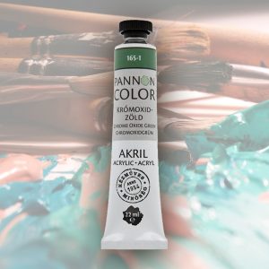Acrylic paint - Pannoncolor Artist Color, 22 ml - 165-1 Chrome Oxide Green