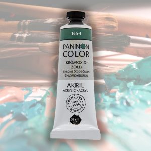 Acrylic paint - Pannoncolor Artist Color, 38ml - 165-1 Chrome Oxide Green
