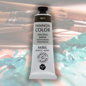 Acrylic paint - Pannoncolor Artist Color, 38ml - 167-1 Vandyke Brown