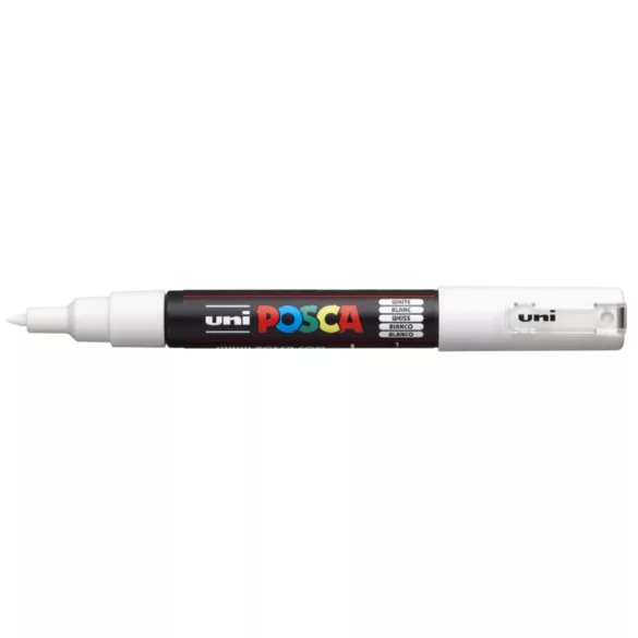 Acrylic felt - Uni Posca acrylic felt - 0,7 mm - White