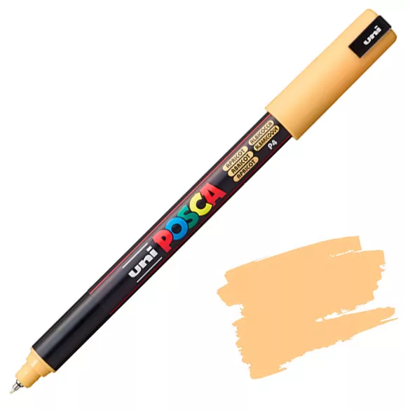 Acrylic felt - Uni Posca acrylic felt - 0,7 mm - Apricot