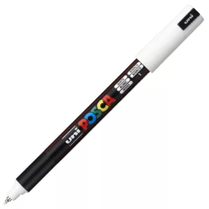 Acrylic felt - Uni Posca acrylic felt - 0,7 mm - White