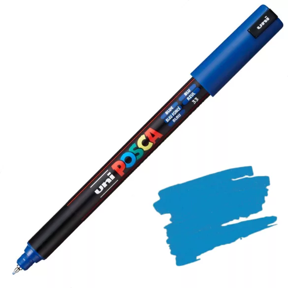 Acrylic felt - Uni Posca acrylic felt - 0,7 mm - Blue
