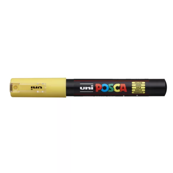 Acrylic felt - Uni Posca acrylic felt - 0,7 mm - Yellow