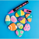 Posca filc készlet, KARÁCSONYI - Uni Posca Acrylic Paint Marker Pop Colours Set, Gift box, 20pcs