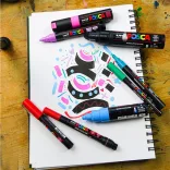 Marker Set - Acrylic Paint Marker PC3M Set, Fine - 0,9-1.3mm - Standard