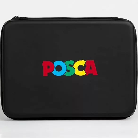 Posca filc készlet, Nagy - Uni Posca 40pcs Acrylic Paint Markers Large Set in Zipp-Case - 40pcs