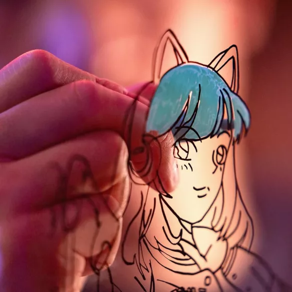 Brush Marker - Uni Posca Paint Markers with Brush Tip, 1-4mm - White