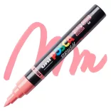 Brush Marker - Uni Posca Paint Markers with Brush Tip, 1-4mm - Coral Pink 66