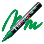 Brush Marker - Uni Posca Paint Markers with Brush Tip, 1-4mm - Green 6
