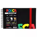 Posca Blackbook Markertömb 100gr - A5, 48 lap, három színű lapok