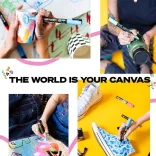 Posca filc készlet, KARÁCSONYI - Uni Posca Acrylic Paint Marker Christmas Set, Gift box, 20pcs