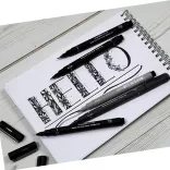 Uni PIN Fine Line Pen - Black - 0.03