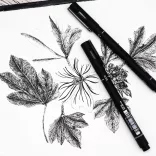Uni PIN Fine Line Pen - Black - 0.5