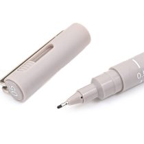 Uni PIN Fine Line Pen - Light Grey - 0.5
