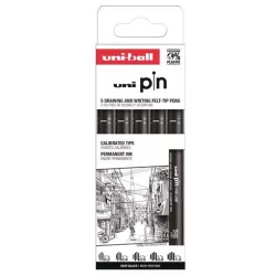 Sketching Essentials Set 5pc Uni-pin - Black