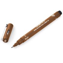 Brush Pen - Uni PIN Fine Line Brush Pen - Sepia - BR