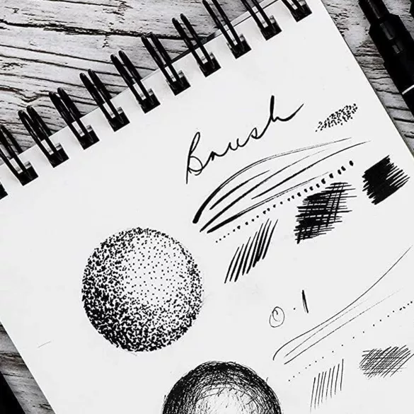 Brush Pen - Uni PIN Fine Line Brush Pen - Light Grey - BR