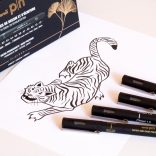 Uni Pin Drawing and Writing Felt-Tip Pens - 18pcs