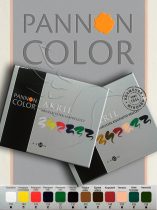   Acrylic Paint Kit - Pannoncolor Artist Paint, color mixer 5x22ml