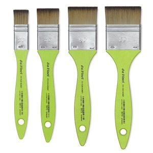 Large area brush - Da Vinci broad-brush green handle (5073) - VARIOUS SIZES!