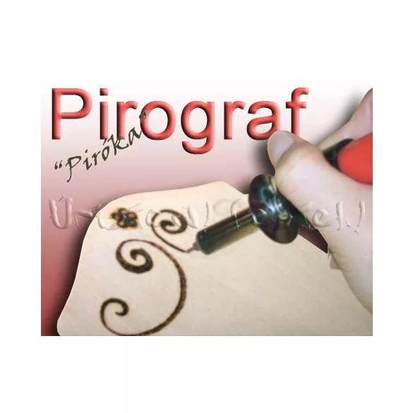PIROGRAPH  "Piróka" - with 9 different heads
