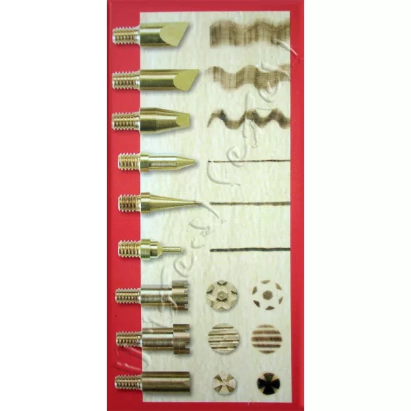 PIROGRAPH  "Piróka" - with 9 different heads