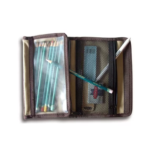 Pencil holder - Derwent Artpack - Two pockets (empty)