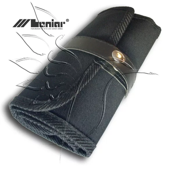 Retractable Pencil, Brush and Tool Holder - textile (empty)