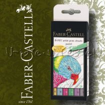   Filc készlet Faber-Castell Művész Ecsetfilc PASTEL 6db -167163