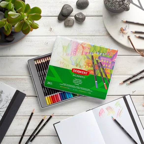 Colored Pencil Set, 24 pieces of Derwent ACADEMY