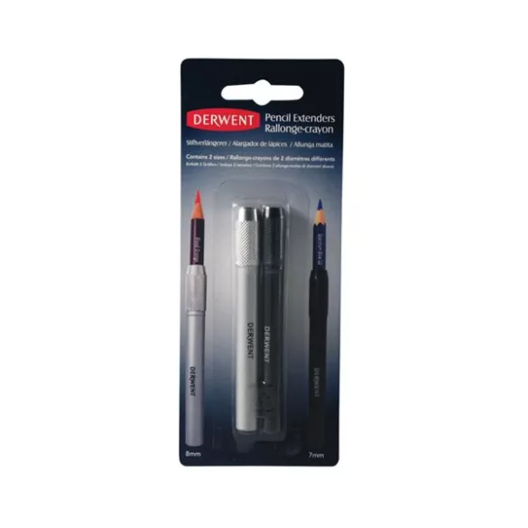 Pencil Extension Kit - Derwent 2 pcs - for different sized pencils