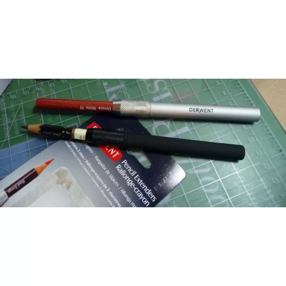 Pencil Extension Kit - Derwent 2 pcs - for different sized pencils